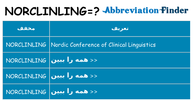چه norclinling برای ایستادن؟
