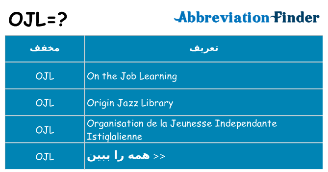 چه ojl برای ایستادن؟