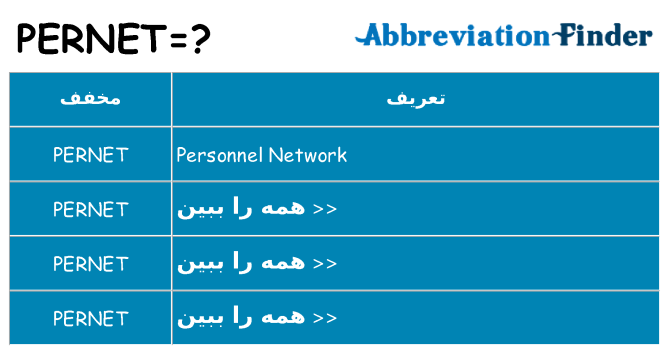 چه pernet برای ایستادن؟