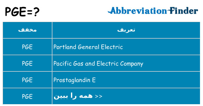 چه pge برای ایستادن؟