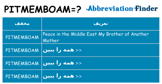 چه pitmemboam برای ایستادن؟