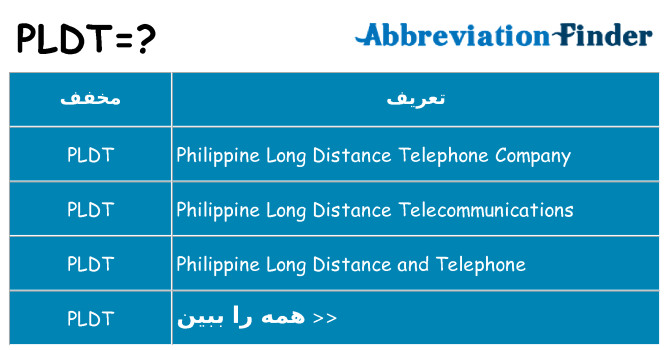 چه pldt برای ایستادن؟