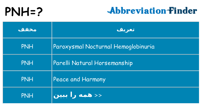 چه pnh برای ایستادن؟