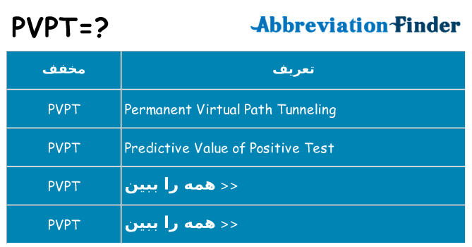 چه pvpt برای ایستادن؟