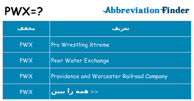 چه pwx برای ایستادن؟