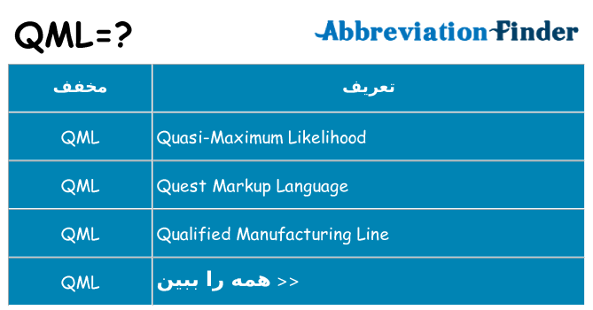 چه qml برای ایستادن؟