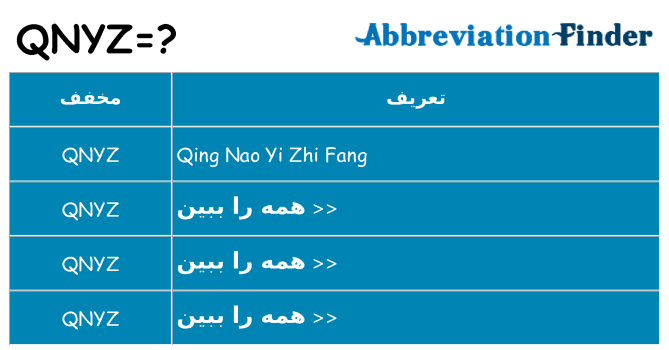 چه qnyz برای ایستادن؟