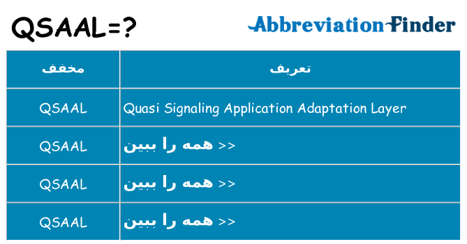 چه qsaal برای ایستادن؟