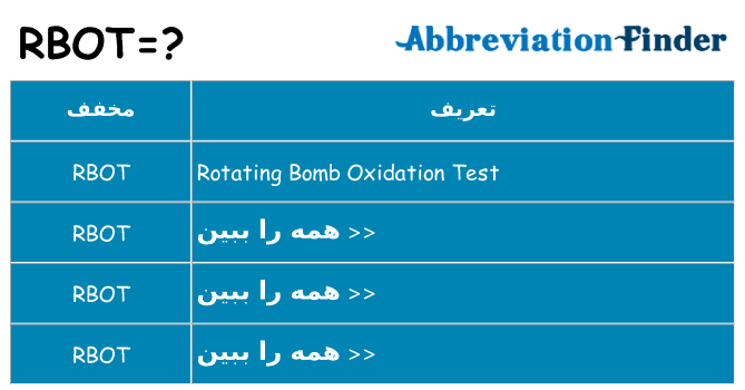 چه rbot برای ایستادن؟