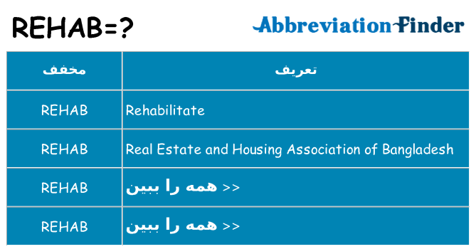 چه rehab برای ایستادن؟