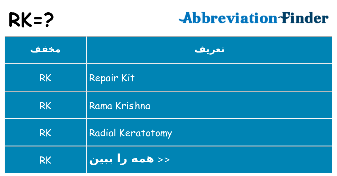 چه rk برای ایستادن؟