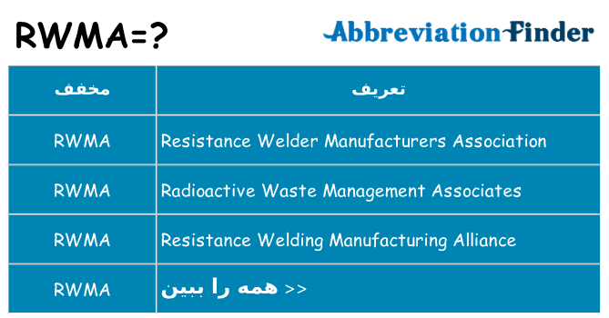 چه rwma برای ایستادن؟