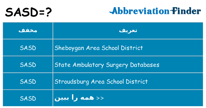چه sasd برای ایستادن؟