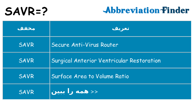 چه savr برای ایستادن؟