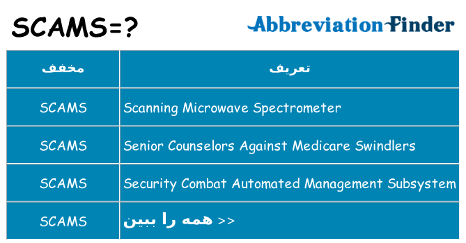 چه scams برای ایستادن؟