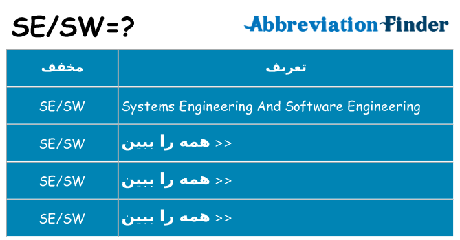 چه sesw برای ایستادن؟