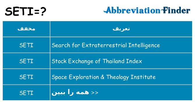 چه seti برای ایستادن؟
