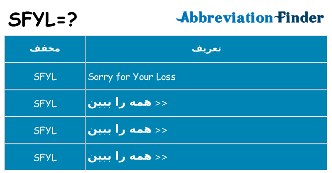 چه sfyl برای ایستادن؟