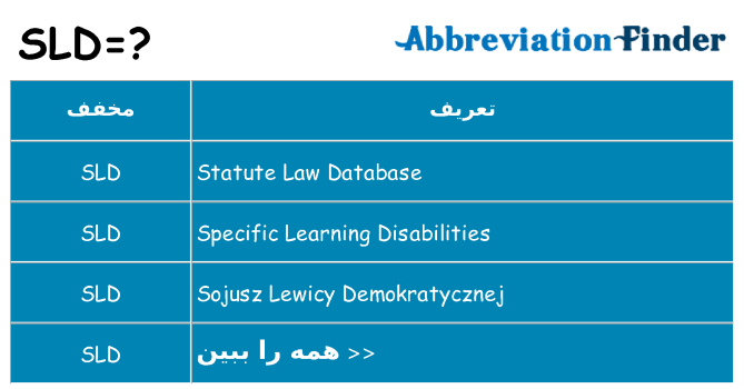 چه sld برای ایستادن؟