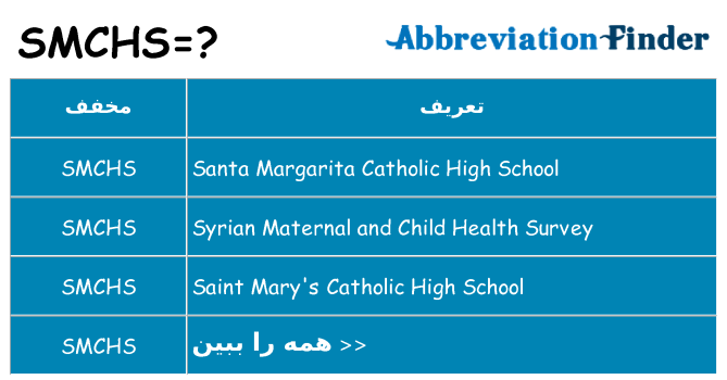 چه smchs برای ایستادن؟