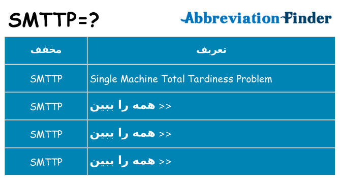 چه smttp برای ایستادن؟