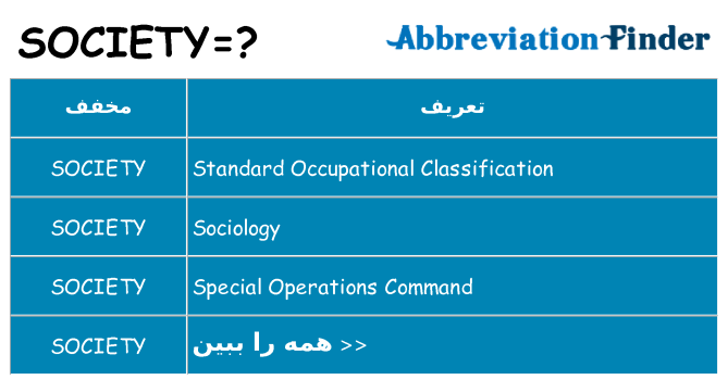 چه society برای ایستادن؟