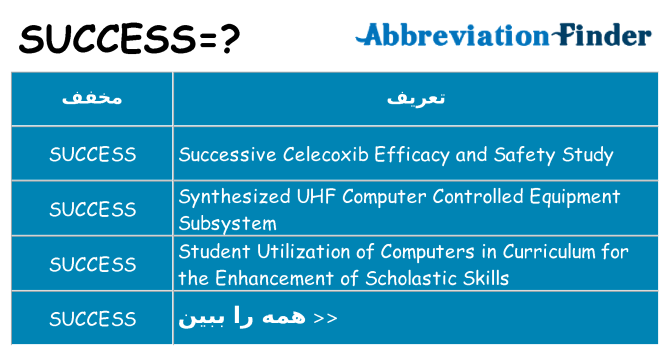 چه success برای ایستادن؟
