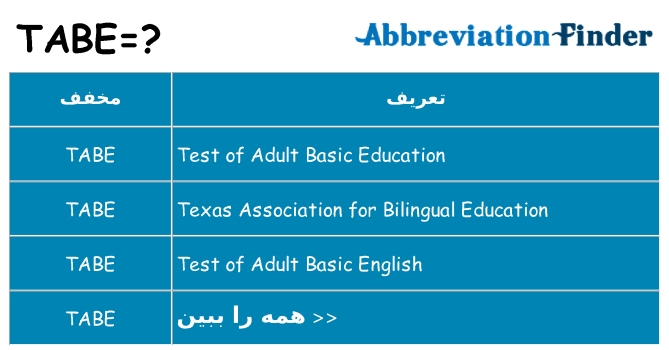 چه tabe برای ایستادن؟