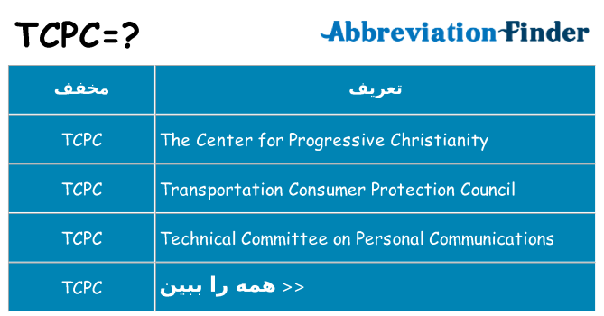 چه tcpc برای ایستادن؟