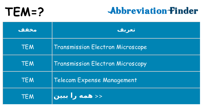 چه tem برای ایستادن؟