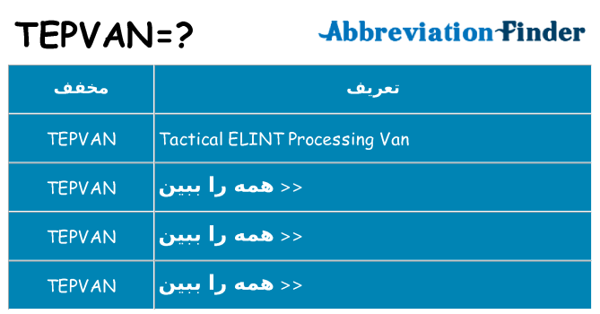 چه tepvan برای ایستادن؟