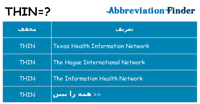 چه thin برای ایستادن؟