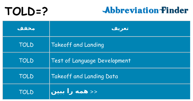 چه told برای ایستادن؟