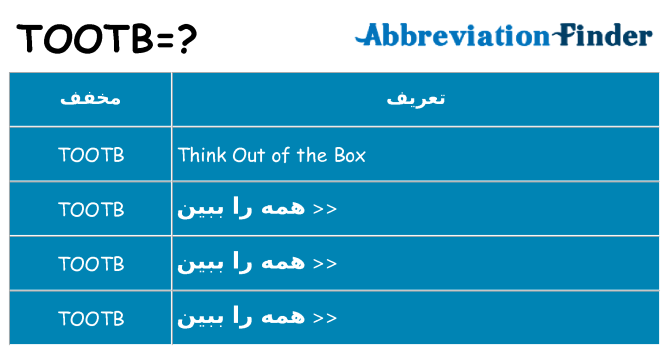 چه tootb برای ایستادن؟