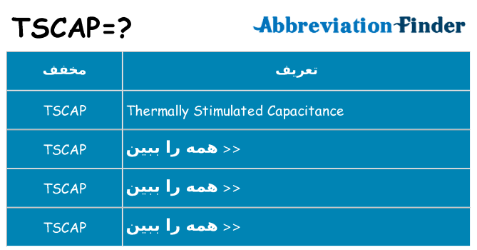 چه tscap برای ایستادن؟