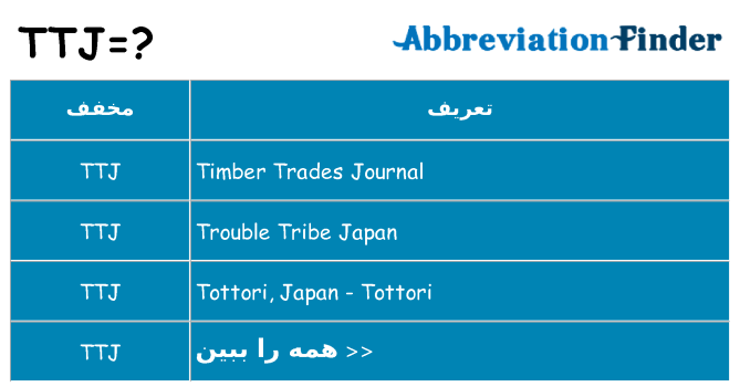 چه ttj برای ایستادن؟