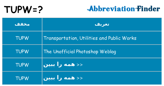 چه tupw برای ایستادن؟