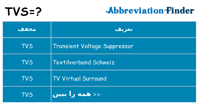 چه tvs برای ایستادن؟