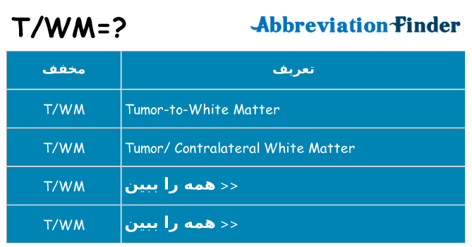 چه twm برای ایستادن؟