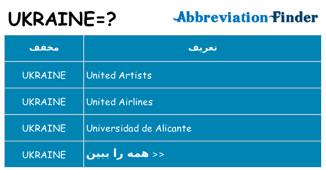 چه ukraine برای ایستادن؟