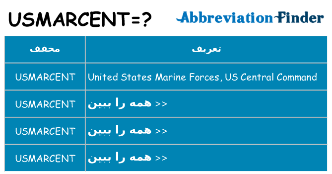 چه usmarcent برای ایستادن؟