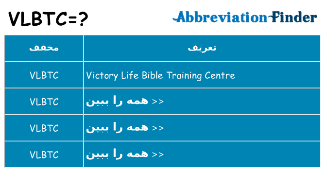 چه vlbtc برای ایستادن؟