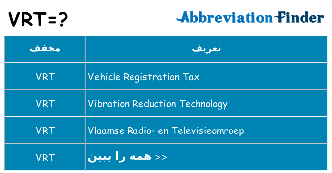 چه vrt برای ایستادن؟