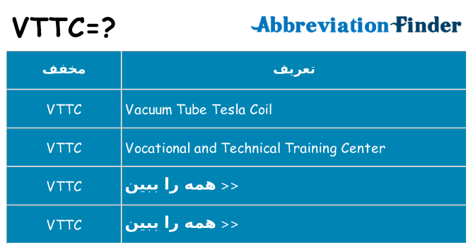 چه vttc برای ایستادن؟