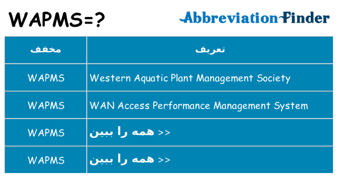 چه wapms برای ایستادن؟