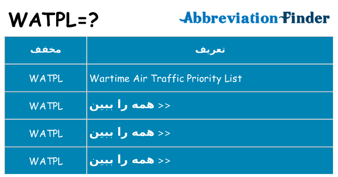 چه watpl برای ایستادن؟