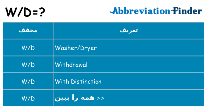 چه wd برای ایستادن؟