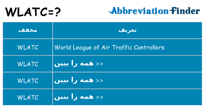چه wlatc برای ایستادن؟