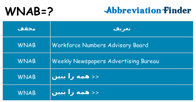 چه wnab برای ایستادن؟