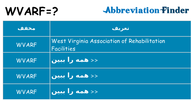 چه wvarf برای ایستادن؟